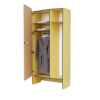 Шкаф для верхней одежды персонала во входную группу из коллекции мебели «НЕГА» (желтый) - «globural.ru» - Клин