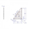 Треугольная пластина из анодированного алюминия Triangle Plate 6*8 (Pair) - «globural.ru» - Клин