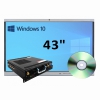 Интерактивная панель 43" (встроенный ПК, Win10) - «globural.ru» - Клин