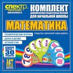 Комплект динамических раздаточных пособий - Математика (веера) Устный счет, доли и дроби, геометрические фигуры - «globural.ru» - Клин