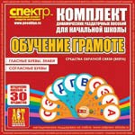 Комплект динамических раздаточных пособий - Обучение грамоте (веера). Гласные буквы, знаки, согласные буквы. - «globural.ru» - Клин