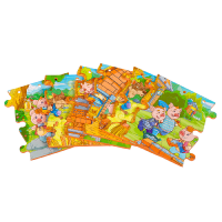 Пазлы Книжка "Три поросенка" - «globural.ru» - Клин