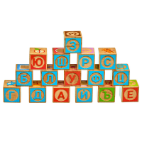 Кубики "Русский алфавит с тиснением" - «globural.ru» - Клин