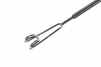 Зонд массажный логопедический Саночки большие на толстой ручке с накаткой - «globural.ru» - Клин