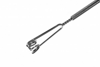 Зонд массажный логопедический Саночки средние на толстой ручке с накаткой - «globural.ru» - Клин