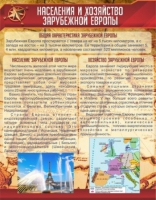 Стенд "Населения и хозяйство Зарубежной Европы" - «globural.ru» - Клин