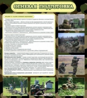 Стенд "Огневая подготовка" (вариант 2) - «globural.ru» - Клин