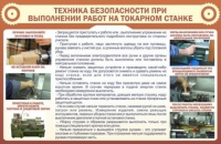 Стенд "ТБ при выполнении работ на токарном станке" - «globural.ru» - Клин