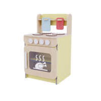 Плита с духовым шкафом из коллекции «НЕГА» (желтый) - «globural.ru» - Клин