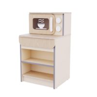 Модуль с микроволновкой из коллекции «НЕГА» (бежевый) - «globural.ru» - Клин