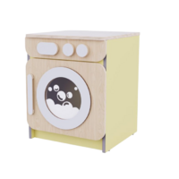 Стиральная машина из коллекции «НЕГА» (желтый) - «globural.ru» - Клин