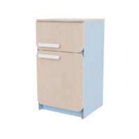 Холодильник из коллекции «НЕГА» (голубой) - «globural.ru» - Клин