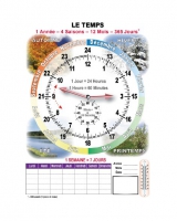 Le temps. Учебно наглядные пособия по французскому языку - «globural.ru» - Клин