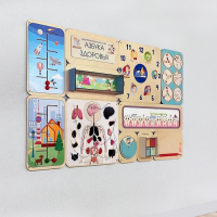 Дидактическая настенная панель «Азбука здоровья» - «globural.ru» - Клин