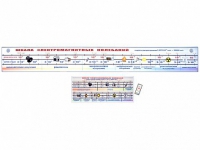 Интерактивный стенд-лента "Шкала электромагнитных колебаний" адаптивный, с сенсорным пультом управления и планшетом со шрифтом Брайля (физика) - «globural.ru» - Клин