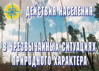 Комплект плакатов "Действия населения в ЧС природного характера" - «globural.ru» - Клин