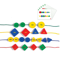 Игра на сенсомоторное развитие "Пуговицы-формы с карточками заданий" - «globural.ru» - Клин