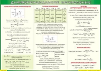 Таблица Дифференциальное исчисление 1000*1400 винил - «globural.ru» - Клин