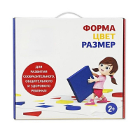 Подвижная развивающая игра "Форма, цвет, размер" - «globural.ru» - Клин