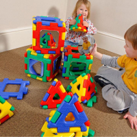 Набор Полидрон Гигант "Комплект встраиваемых зеркальных панелей" - «globural.ru» - Клин