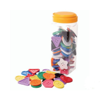 Игра на сенсомоторное развитие "Большие цветные пуговицы" - «globural.ru» - Клин