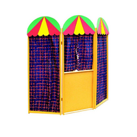 Ширма для кукольного театра трёхсекционная - «globural.ru» - Клин