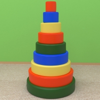 Игровой набор Пирамида Круглая - «globural.ru» - Клин