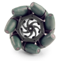 Технологичное колесо Mecanum 4" Mecanum Wheel 4" для конструктора VEX (4 штуки в упаковке) - «globural.ru» - Клин