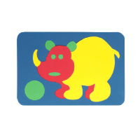 Мозаика "Носорог" - «globural.ru» - Клин