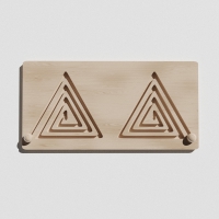 Такт-панель "Треугольный лабиринт №14" - «globural.ru» - Клин