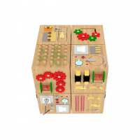 Набор кубиков-бизибордов «Мои друзья» - «globural.ru» - Клин