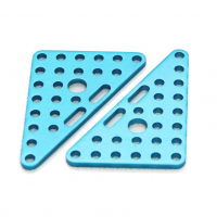 Треугольная пластина из анодированного алюминия Triangle Plate 6*8 (Pair) - «globural.ru» - Клин