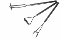 Комплект массажных логопедических зондов "Универсальный" на толстых ручках с накаткой (3 штуки) - «globural.ru» - Клин