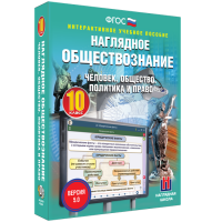 Наглядное обществознание. Человек. Общество. Политика и право. 10 класс - «globural.ru» - Клин