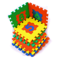 Коврик Цифры (28х28см 10 штук) - «globural.ru» - Клин