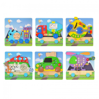 Тактильно-развивающая панель «Транспорт» - «globural.ru» - Клин