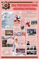 Плакат "Великая Отечественная война: Крах гитлеровского плана «молниеносной войны»" - «globural.ru» - Клин