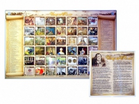 Интерактивный стенд "История России" адаптивный, с сенсорным пультом управления и планшетом со шрифтом Брайля (история) - «globural.ru» - Клин