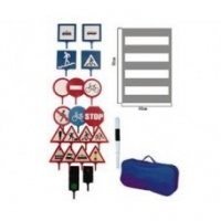 Набор знаков дорожного движения в чемодане (20 штук.) - «globural.ru» - Клин