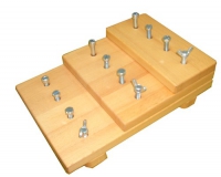 Настольный тренажер "Панель настольная с винтами". - «globural.ru» - Клин