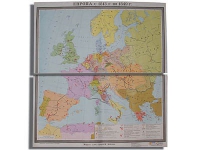 Учебная карта "Европа с 1815 - 1849 г.г." 1180*1070 мм (матовое, 2-стороннее лам.) - «globural.ru» - Клин