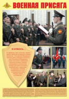Плакат "Военная присяга" - «globural.ru» - Клин