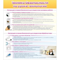 Стенд "Техника безопасности на уроке технологии" - «globural.ru» - Клин