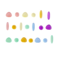 Игра на сенсомоторное развитие «Радужные Камешки» прозрачные - «globural.ru» - Клин