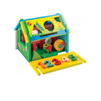 Логическая игрушка домик "Цифры-фигуры" - «globural.ru» - Клин