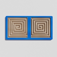 Такт-панель "Синий лабиринт № 3" - «globural.ru» - Клин