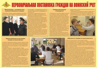 Плакат "Первоначальная постановка граждан на воинский учет" - «globural.ru» - Клин