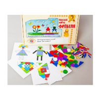 Игровой набор Фребеля "Конструктор плоскостной-4" (Серия "Эксперимент") - «globural.ru» - Клин