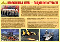 Плакат "Вооруженные Силы – защитники Отечества" - «globural.ru» - Клин