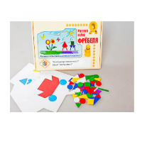 Игровой набор Фребеля "Конструктор плоскостной-1" (Серия "Эксперимент") - «globural.ru» - Клин